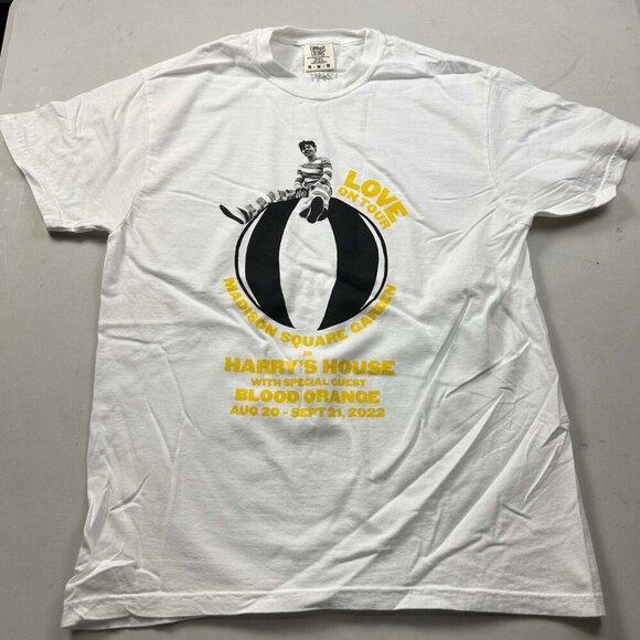 Harry Styles Harry's House Love On Tour 2022 White T Shirt - Picture 1 of 2